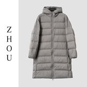 灰色羽绒服 周哥甄选 32999