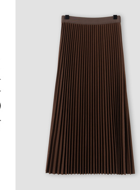 （周哥甄选）咖色半身裙-32234