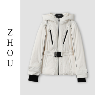 (周哥甄选)珍珠白羽绒外套-33187