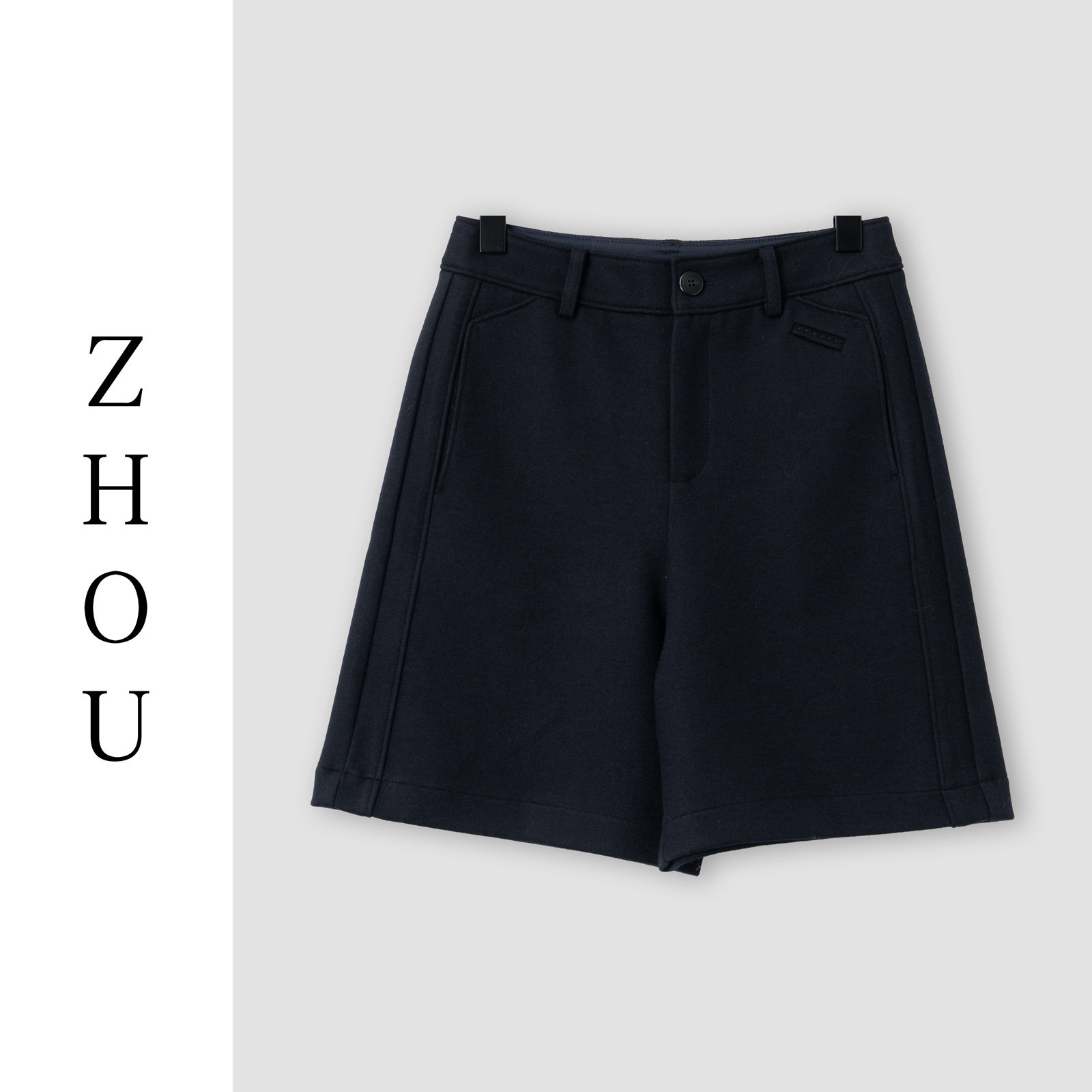 （周哥甄选）藏青色短裤-32967,女装/女士精品,短裤,淘宝优惠券,粉丝福利购,淘宝优惠卷