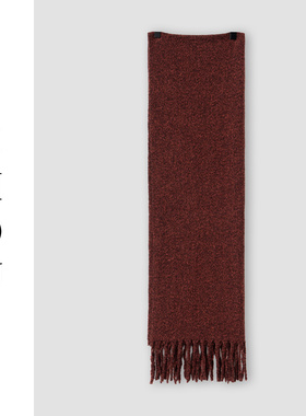 （周哥甄选）浆果红围巾-32125