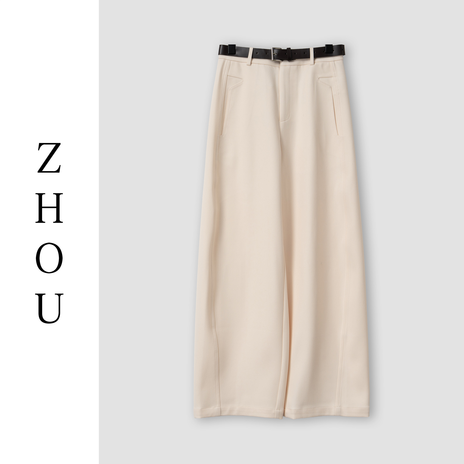 （周哥甄选）米色裤子-31568