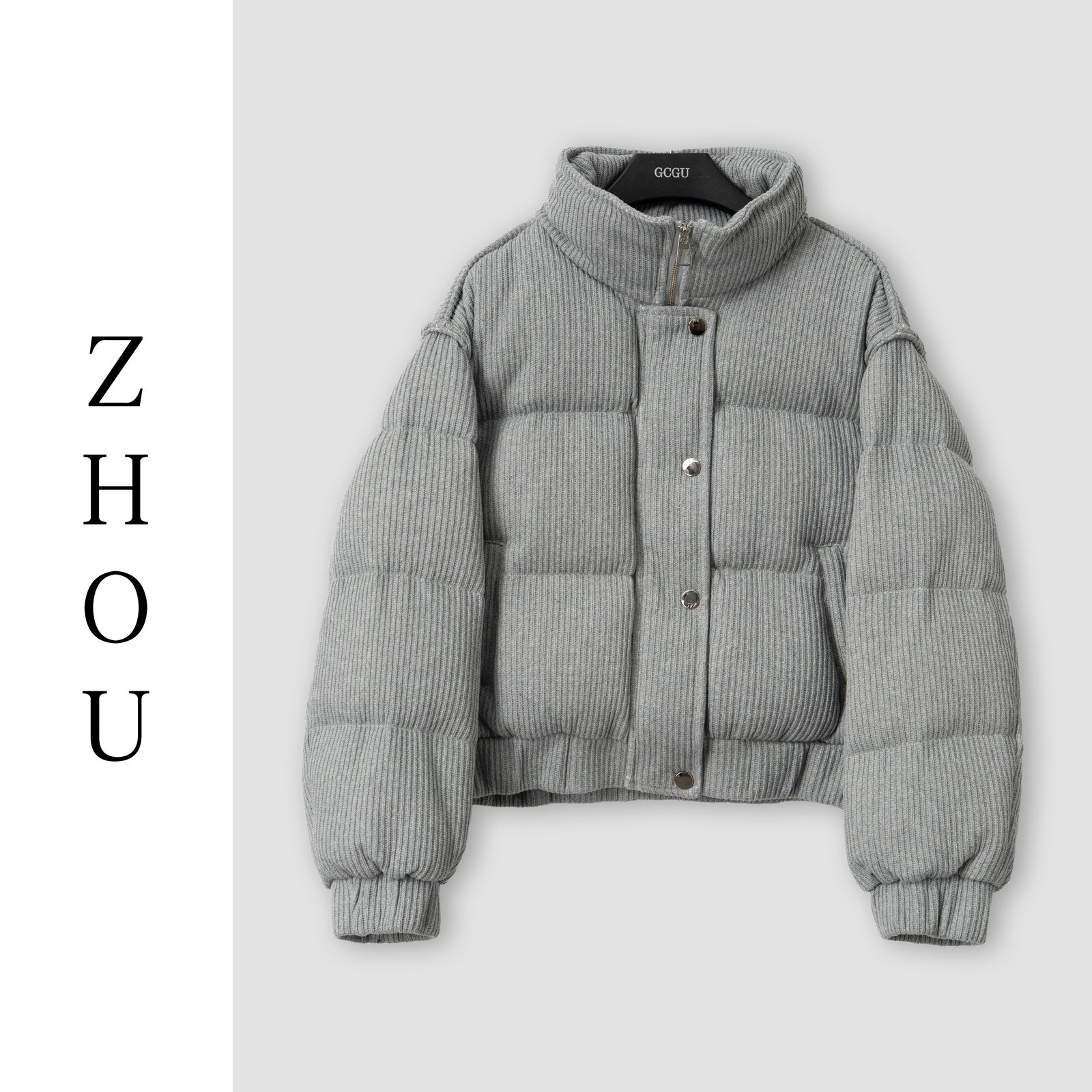 （周哥甄选）灰色羽绒外套-33190,女装/女士精品,羽绒服,淘宝优惠券,粉丝福利购,淘宝优惠卷