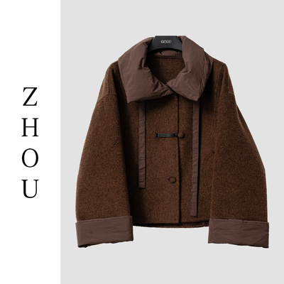 （周哥甄选）可可棕外套-32478