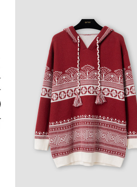 （周哥甄选）红色上衣-19212