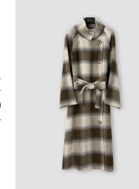 （周哥甄选）绿格外套-31944