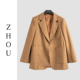 卡其通勤日常气质西装 外套 11411