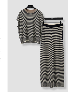 藏青高级感轻奢套装-21656