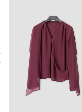 （周哥甄选）深紫色上衣-43098