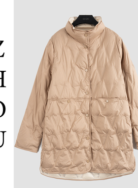 卡其设计感通勤外套-19425