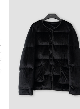 （周哥甄选）黑色羽绒服-32833