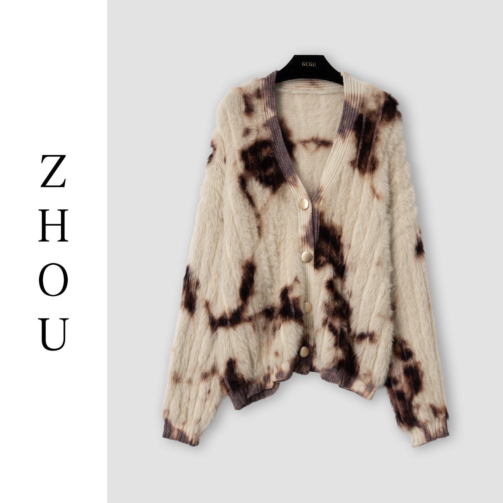 （周哥甄选）咖啡色上衣-32354