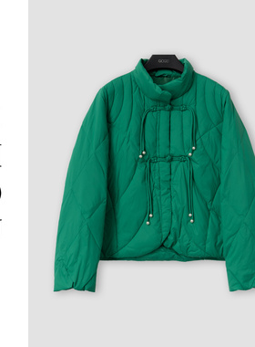 （周哥甄选）绿色羽绒外套-31785