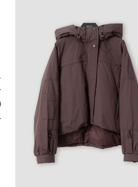 （周哥甄选）咖色羽绒服-32798