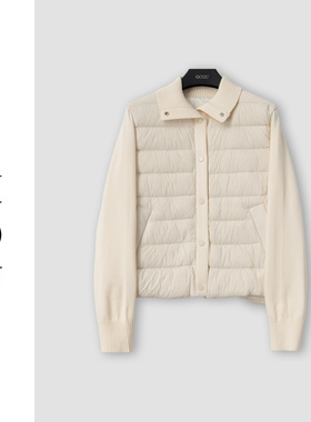 （周哥甄选）米色羽绒外套-31420