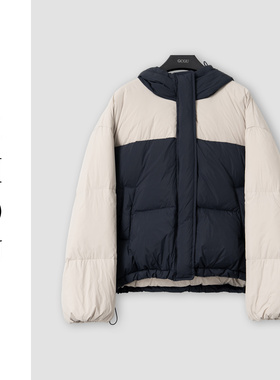 （周哥甄选）蓝色羽绒服-32802