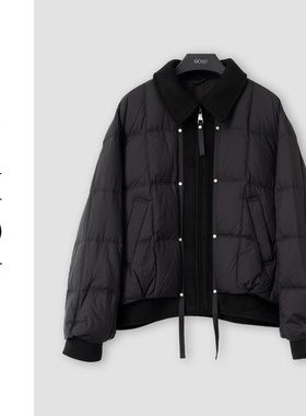 （周哥甄选）黑色羽绒服-32797