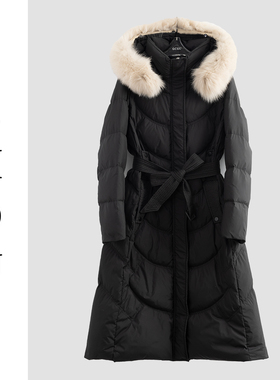 黑色高级感轻熟风中长款外套-18886