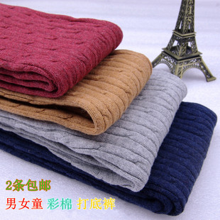 童装 保暖裤 弹力线裤 特价 中大童打底裤 冬装 全棉针织裤 断码 女童毛裤