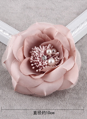 日韩风布艺胸针婚礼西装伴娘头饰