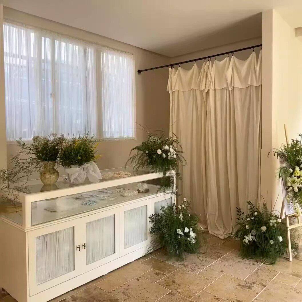 韩式服装店收银台吧台女装店中岛柜流水台展示柜边柜储物柜中岛台