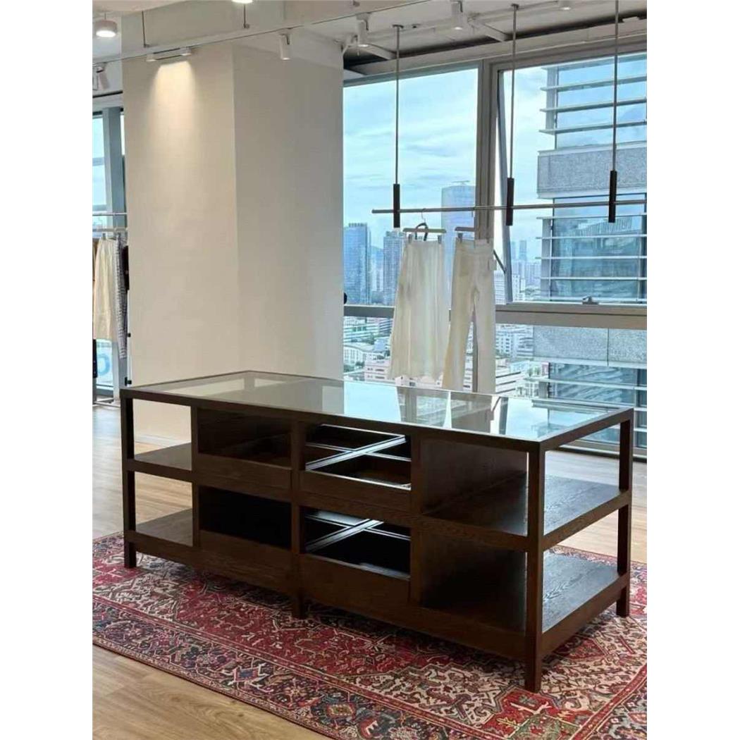 服装店中岛桌展示柜工作台流水台