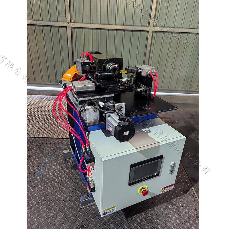 PVC塑料管套丝机天然气管道对接镀锌管车牙机电动伺服车螺纹机