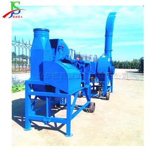 树枝杂草揉捻粉碎一体机 养殖场动物饲料轧草机 大型稻草打碎机