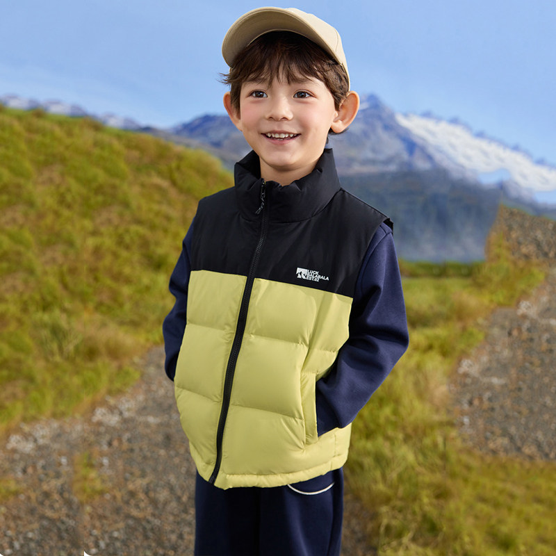 儿童羽绒马甲背心2025冬季新款男童加厚内胆坎肩中大童折扣春款潮,童装/婴儿装/亲子装,羽绒马甲,淘宝优惠券,粉丝福利购,淘宝优惠卷