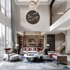 新中式轻奢沙发组合现代实木客厅整装禅意中国风白蜡木家具侘寂风