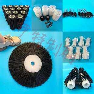 工业毛刷辊滚筒刷非标定做尼龙丝软硬毛除尘空心毛刷轮圆柱形毛刷