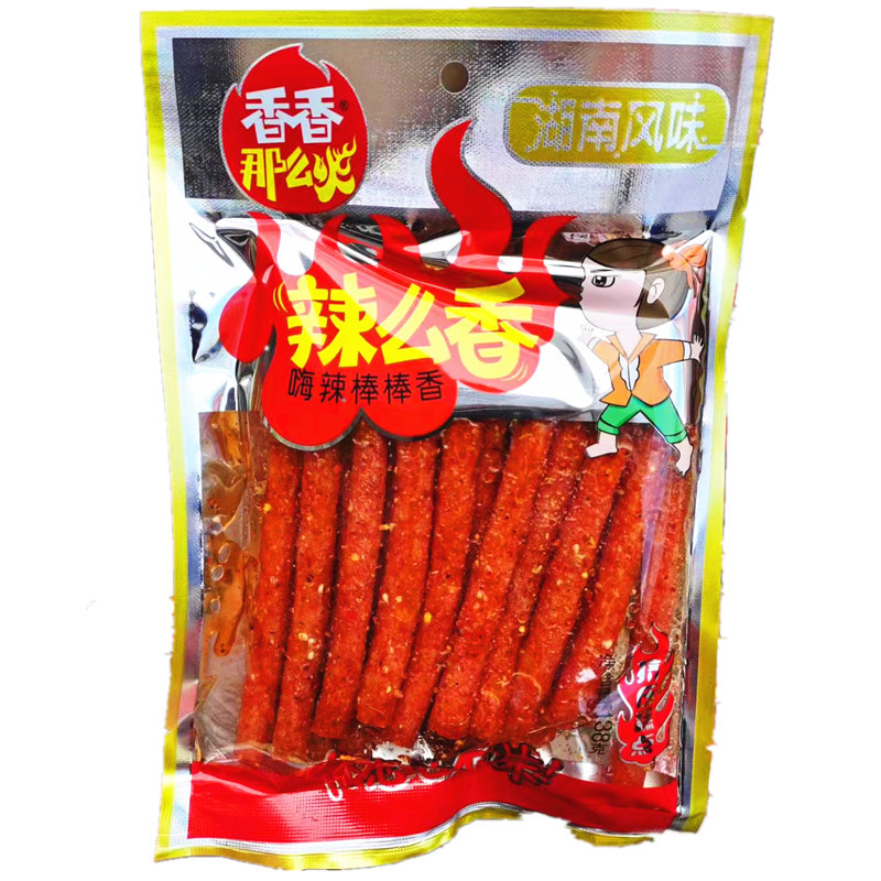 辣么香辣条儿时经典大包装混合老款辣片长条麻辣棒面筋湖南零食品