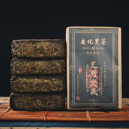 送茶刀安化黑茶金花茯砖荒野金茯