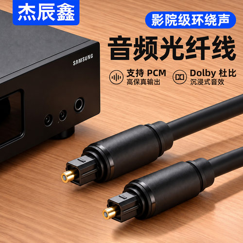 数字光纤音频线SPDIF方口音响功放线TOSLINK/Optical数码线传输线