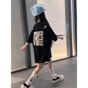 2025新款 t恤男女夏季 潮牌宽松情侣百搭上衣 高街刺绣字母短袖 美式