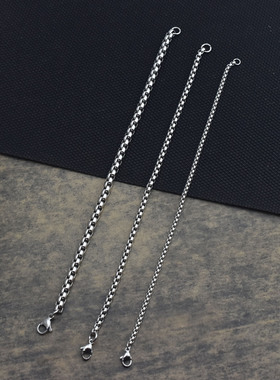 不锈钢链条手链男女通用