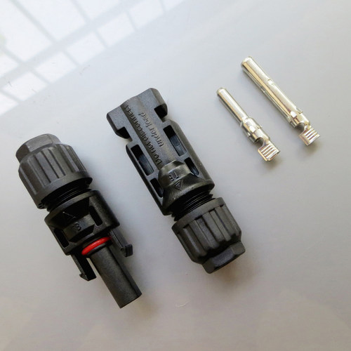 MC4公母插头 MC4防水专用光伏太阳能电池板连接器连接头插针面板 - 封面