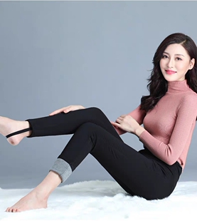 包邮精品羊毛女裤冬羊绒保暖裤高腰修身弹力美体外穿打底1+3=免单