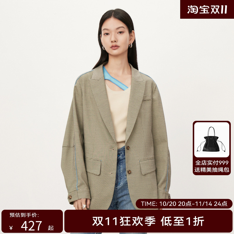 【商场同款】HPLY荷比俪秋季新提花抽绳外套HYD33520150-1