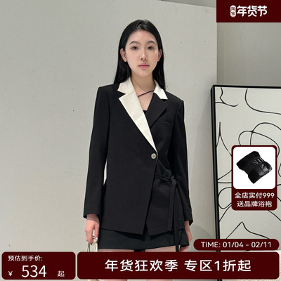 线上专享hply young春女新品轻薄挺阔短外套HDE11520119