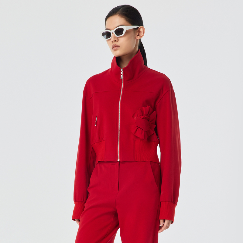 H·GENTEEL荷高春新率性摩登口袋花边装饰箱型外套GCD12520516