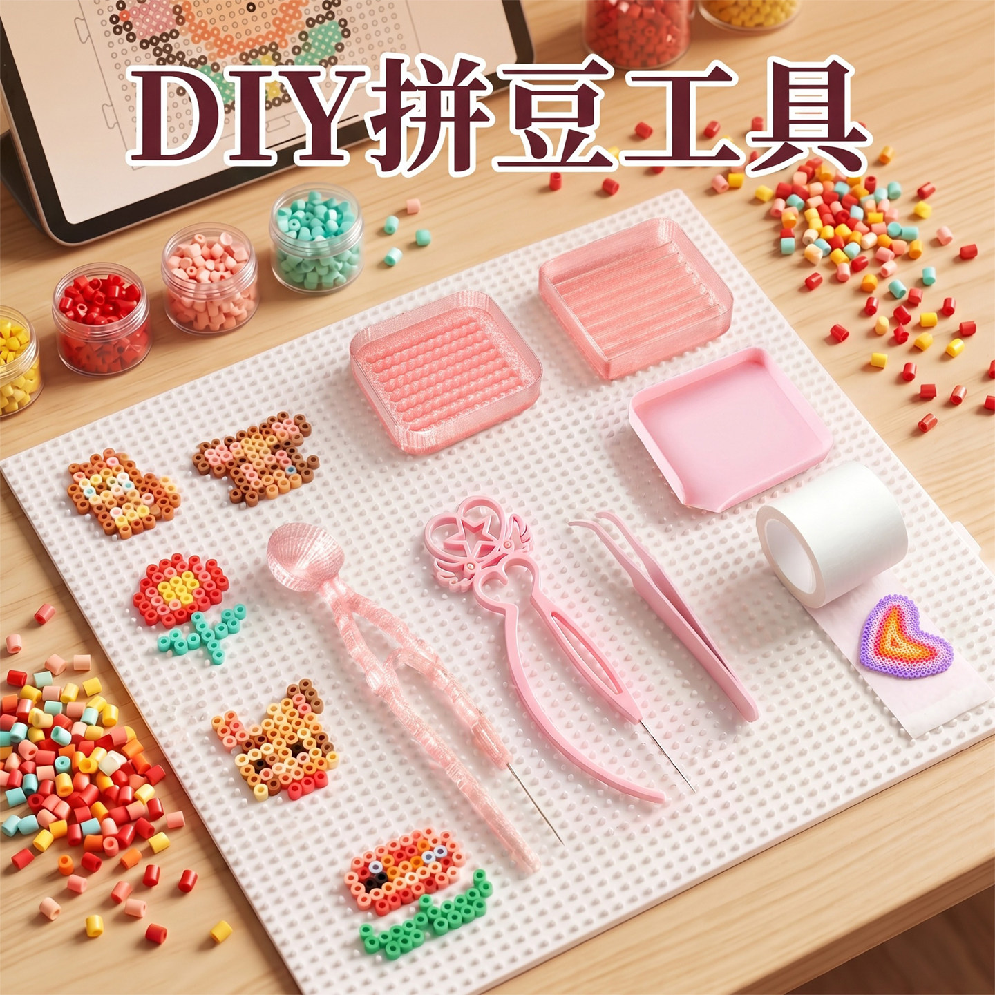 拼豆专用辅助工具手工diy图片