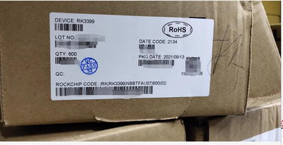 RK3399 原装现货ARM芯片 ROCKCHIP 瑞芯微