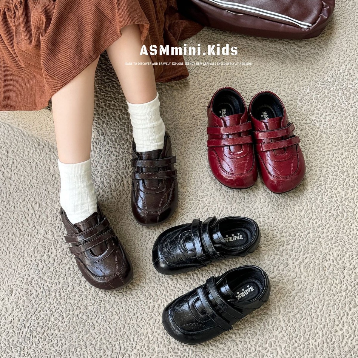 儿童真皮复古英伦风小皮鞋2026秋季男女童软底百搭乐福鞋演出单鞋