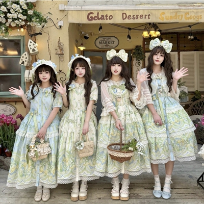 星辰幻想优雅长裙香水铃兰lolita