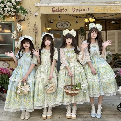 星辰幻想优雅长裙香水铃兰lolita