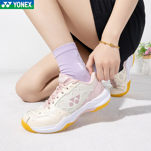 YONEX女款羽毛球鞋透气防滑减震