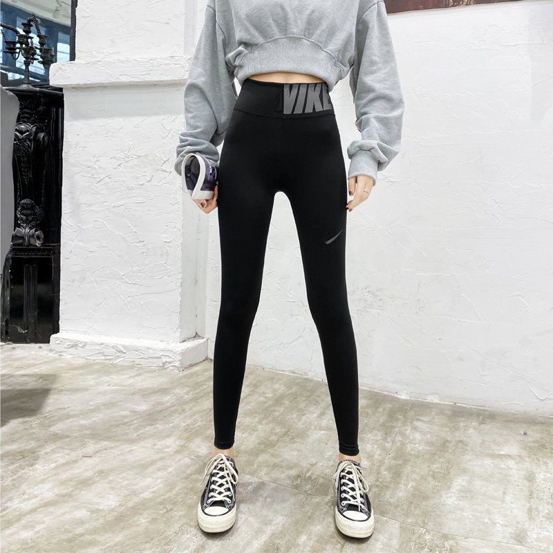 鲨鱼裤打底裤女外穿修身高腰瘦腿压力提臀户外骑行无痕瑜伽裤小脚