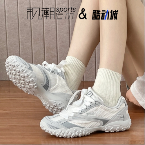 斐乐跳跳鞋月岩灰薄底运动芭蕾鞋