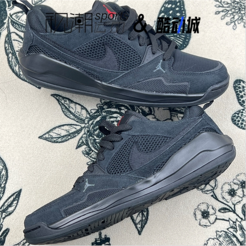 JordanCMFTEra黑色耐磨篮球鞋